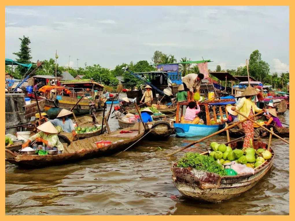 TOP 15 ĐỊA ĐIỂM DU LỊCH TIỀN GIANG NỔI TIẾNG NHẤT 2027 23 Cho noi Cai Be va ben tau du lich Cai Be
